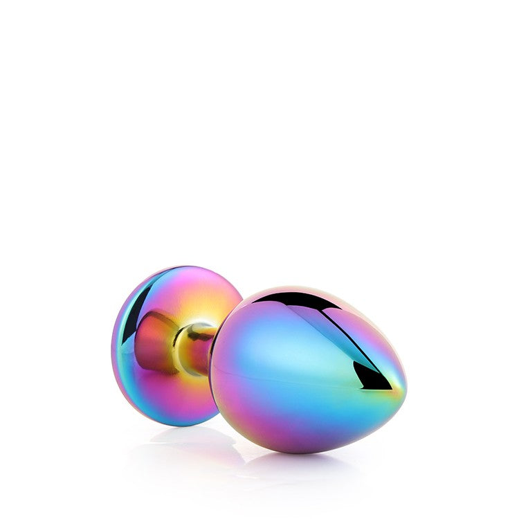 Multicolor Metal Butt Plugs with Crystal L