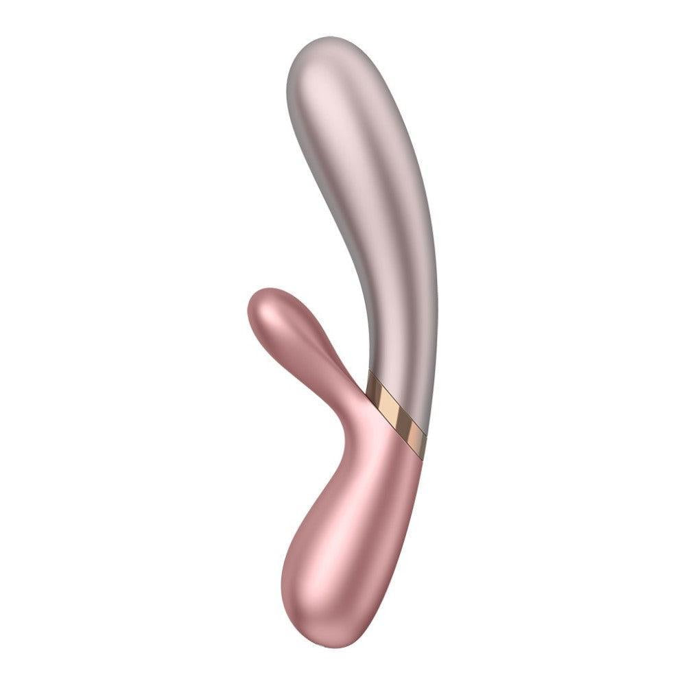 Multifunctional heating rabbit vibrator with App Hot Lover pink