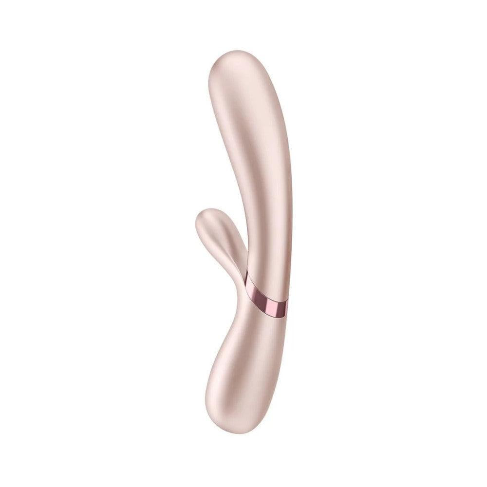 Multifunctional heating rabbit vibrator with App Satisfyer Hot Lover champagne color