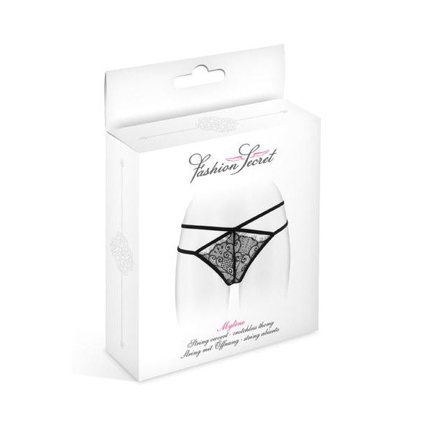Mylene Cut Out Lace Thongs