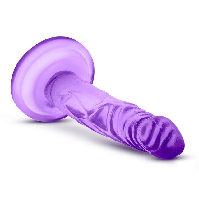 Naturally Yours mini vacuum base dildo purple
