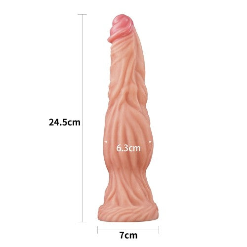 Nature Cock 9.5" Large Dual Layer Realistic Silicone Dildo
