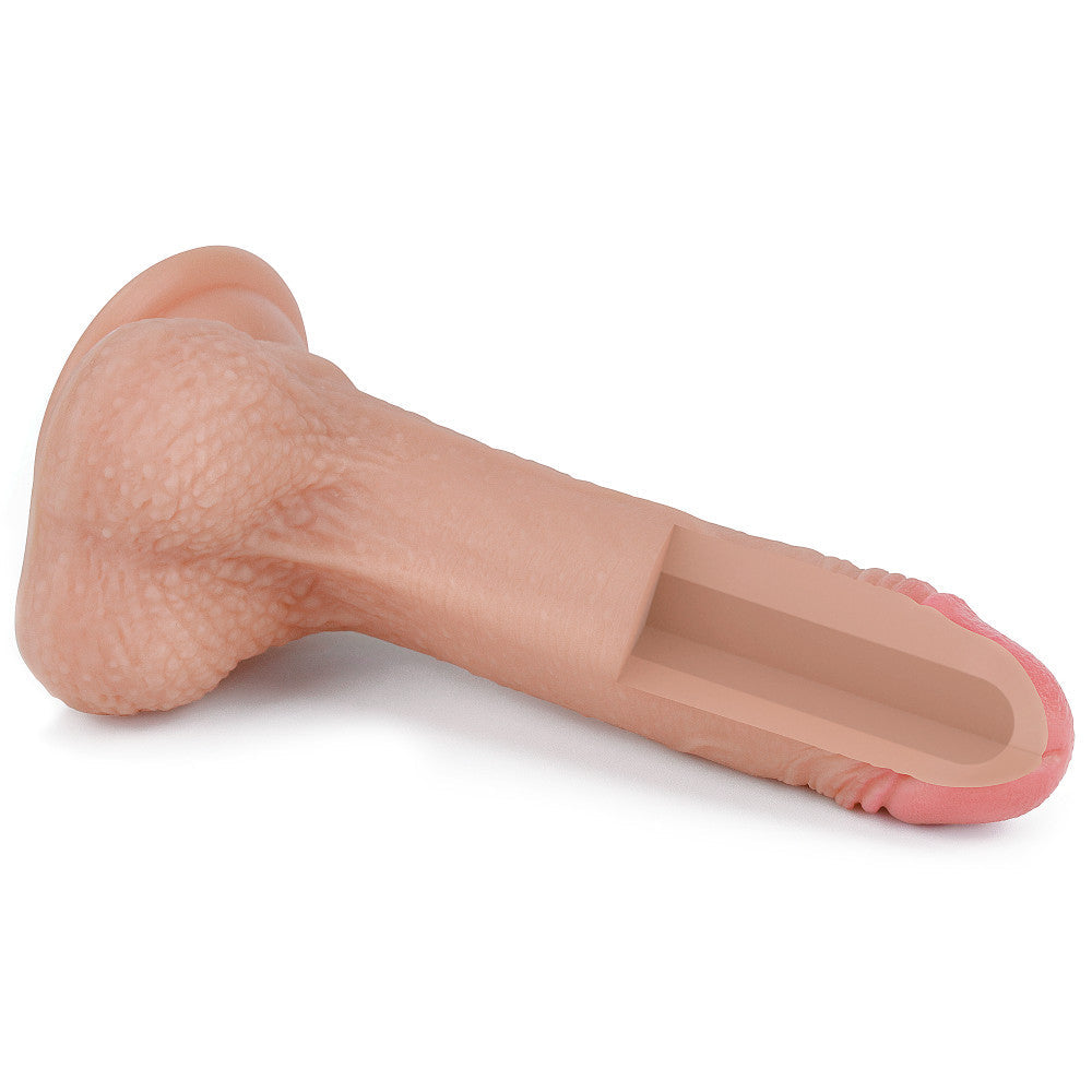 Nature Cock Body Silicone Double Layer Realistic Dildo 7"