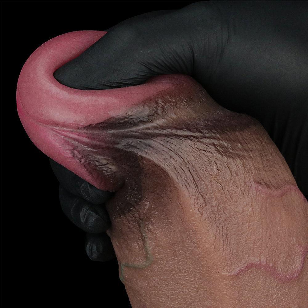 Nature Cock XXL 9.5" Thick Double Layer Silicone Dildo