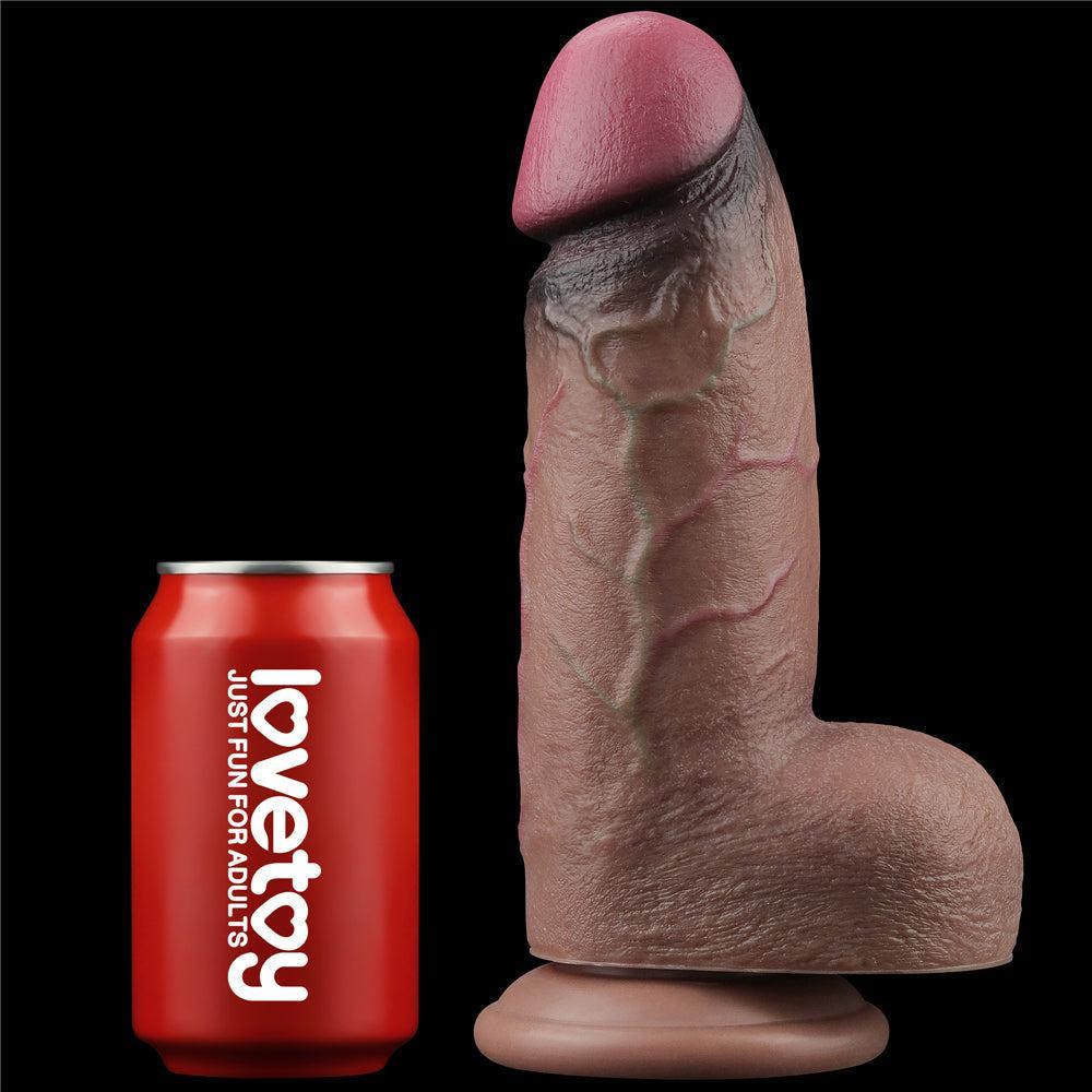 Nature Cock XXL 9.5" Thick Double Layer Silicone Dildo