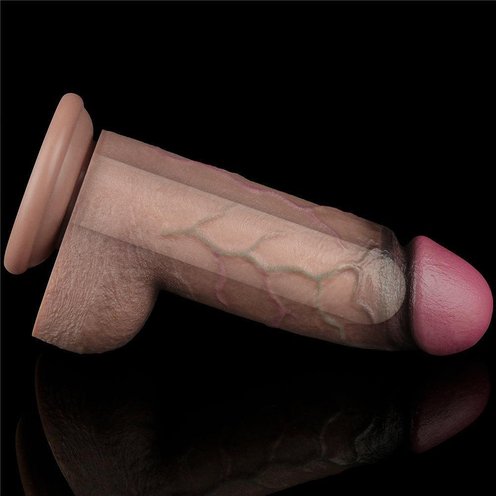 Nature Cock XXL 9.5" Thick Double Layer Silicone Dildo