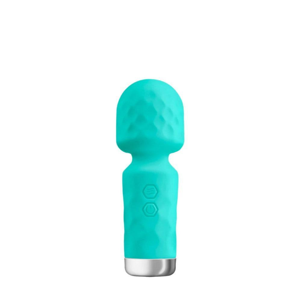 New-New- Rechargeable mini Wand massager Yoba King Wand turquoise