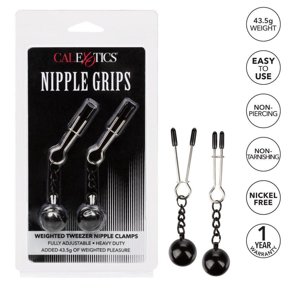 Metal Weighted Tweezer Nipple Clips