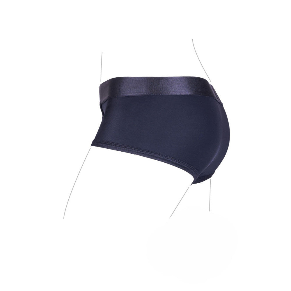 Ouch! Strap-On Briefs with Rechargeable Bullet Vibrator Size XS/S