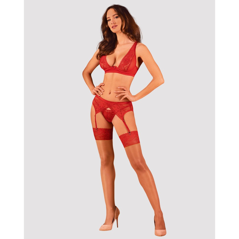 Obsession Lacelove Long Garter Stockings