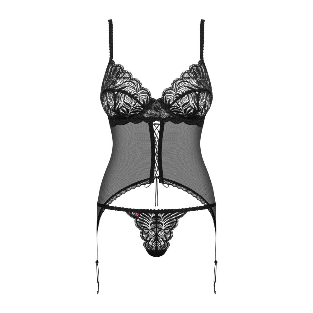 Obsessive Contica Erotic Corset & Panty Set