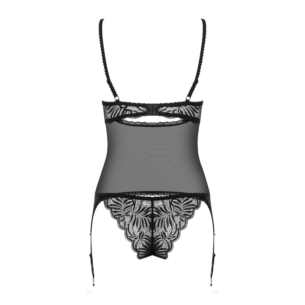 Obsessive Contica Erotic Corset & Panty Set