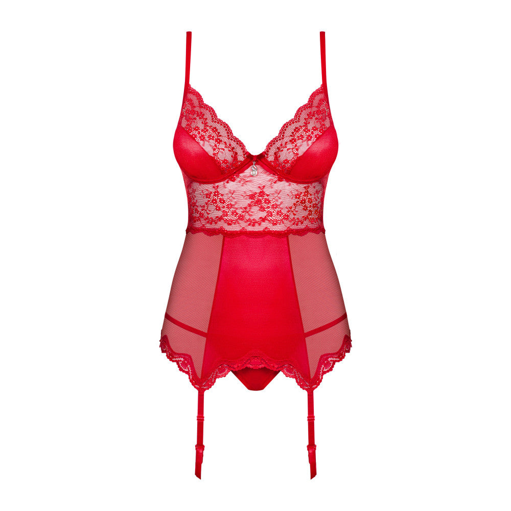 Obsessive Lovica Corset Garter and Thong Set