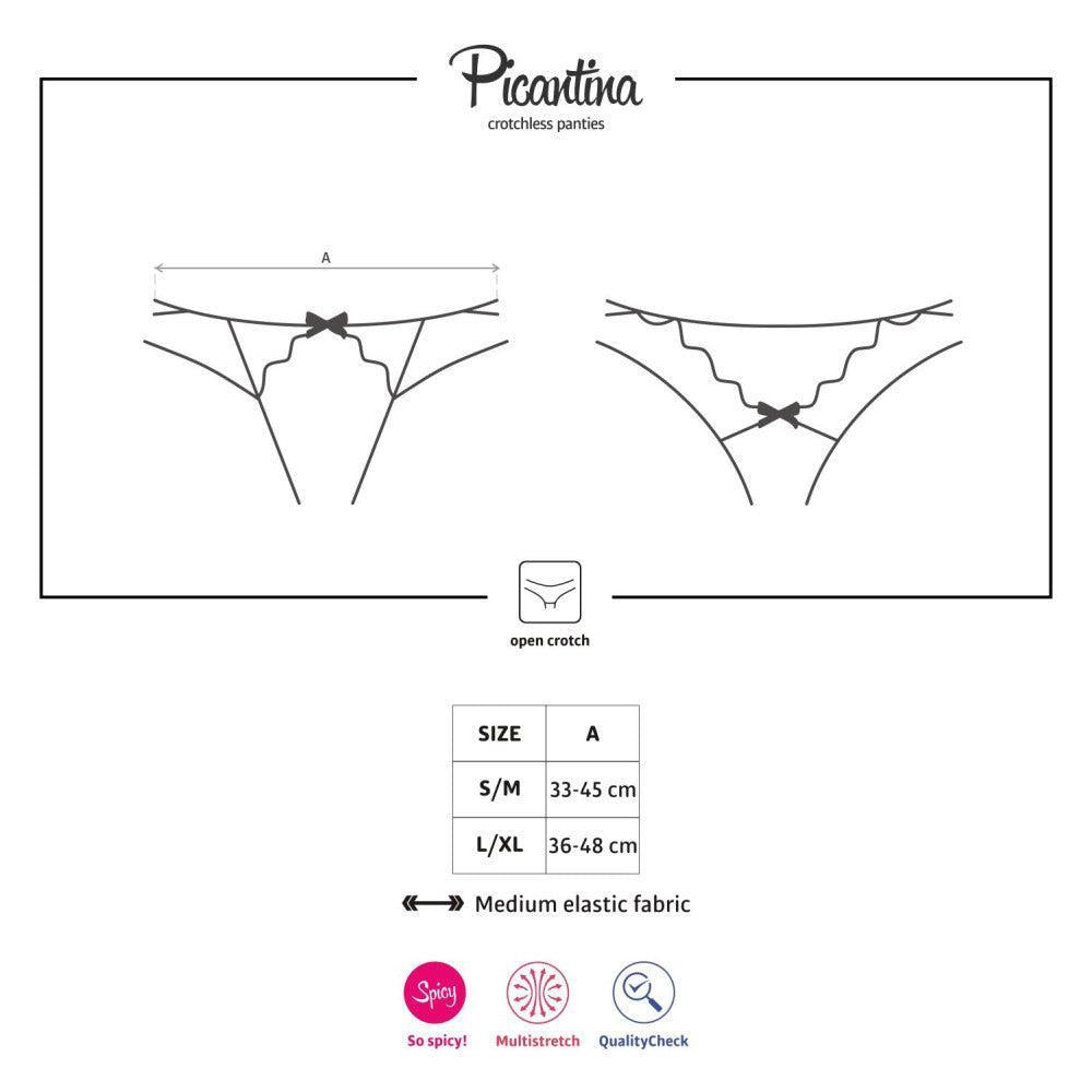 Picantina Crotchless String Thong