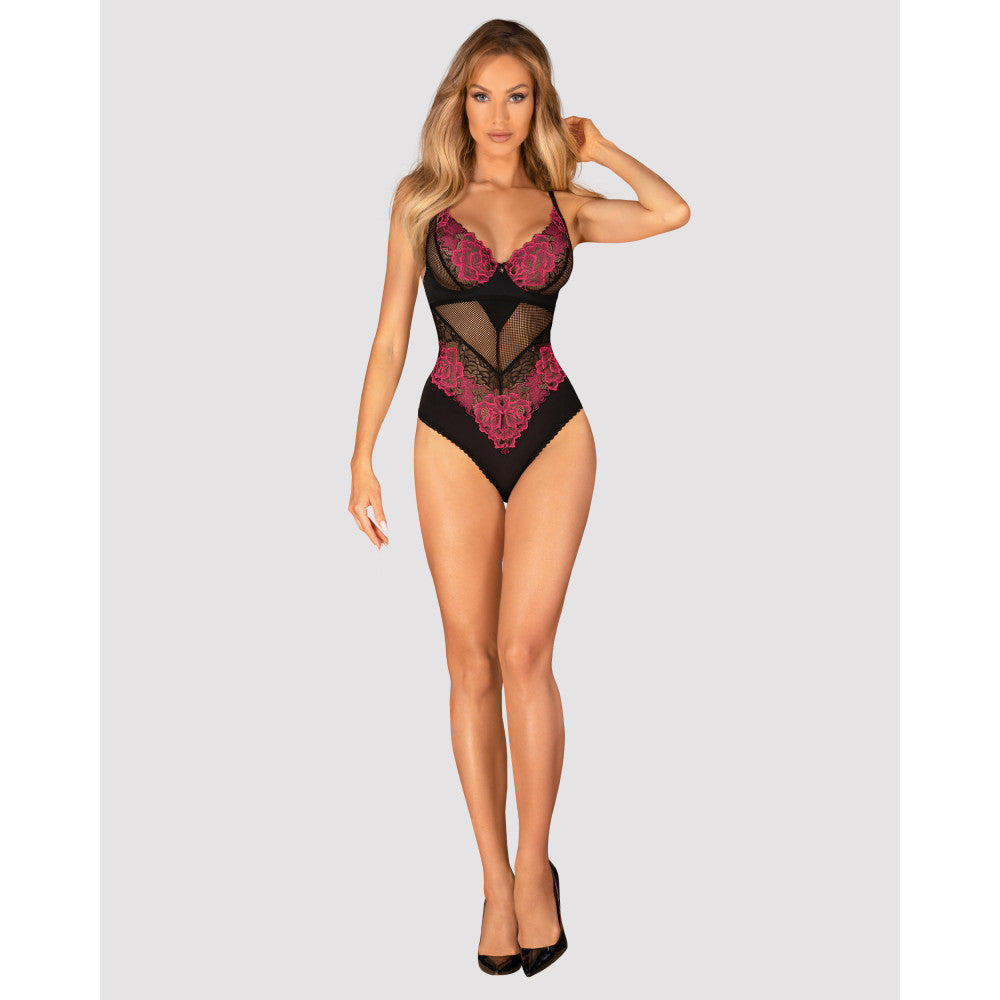Obsessive Rosenty Elegant Bodysuit Lingerie