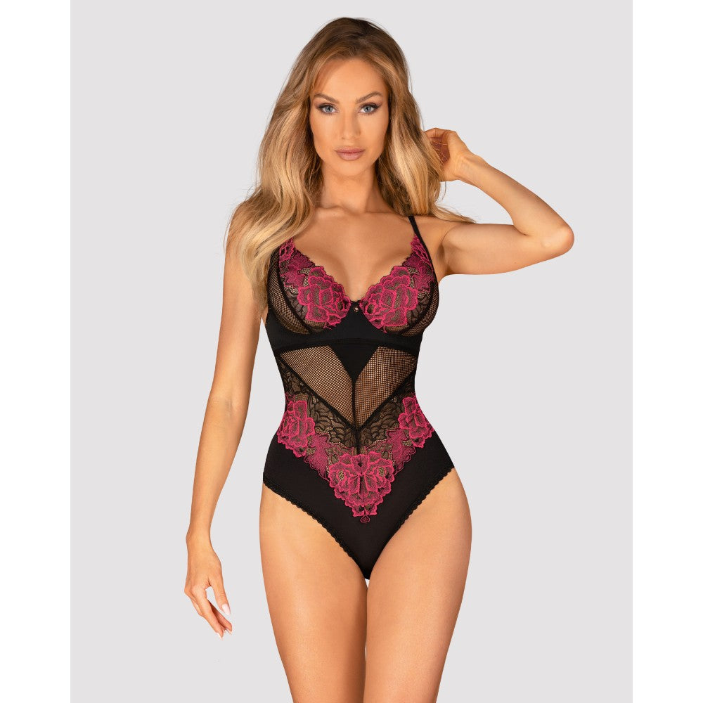 Obsessive Rosenty Elegant Bodysuit Lingerie