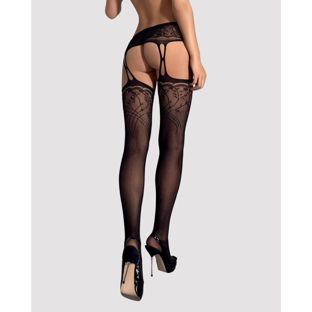 Obsessive Mesh Garter Tights