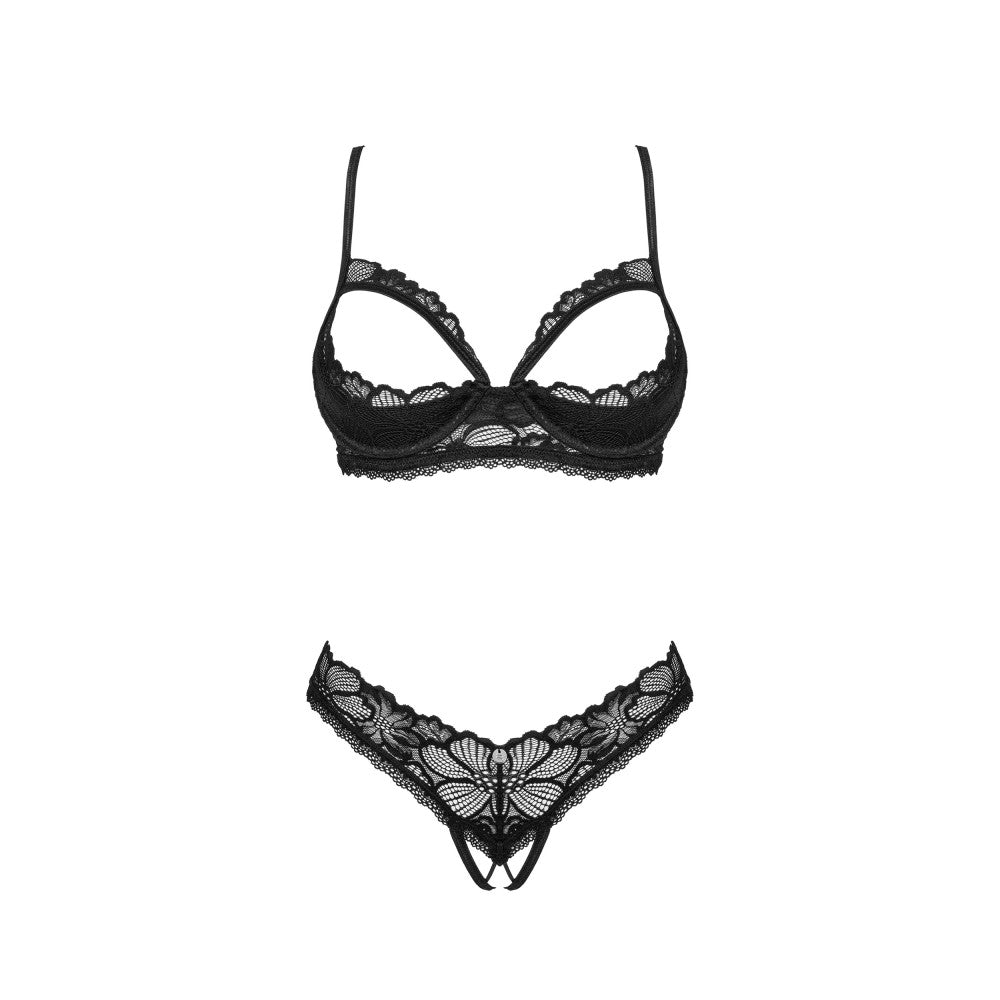 Obsessive Serafia 2-piece Erotic Lace Lingerie Set