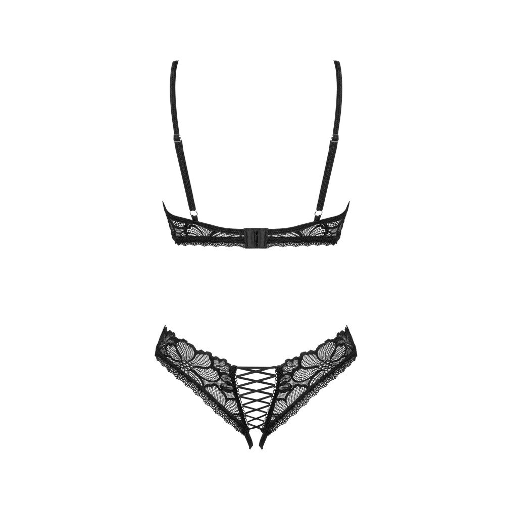 Obsessive Serafia 2-piece Erotic Lace Lingerie Set