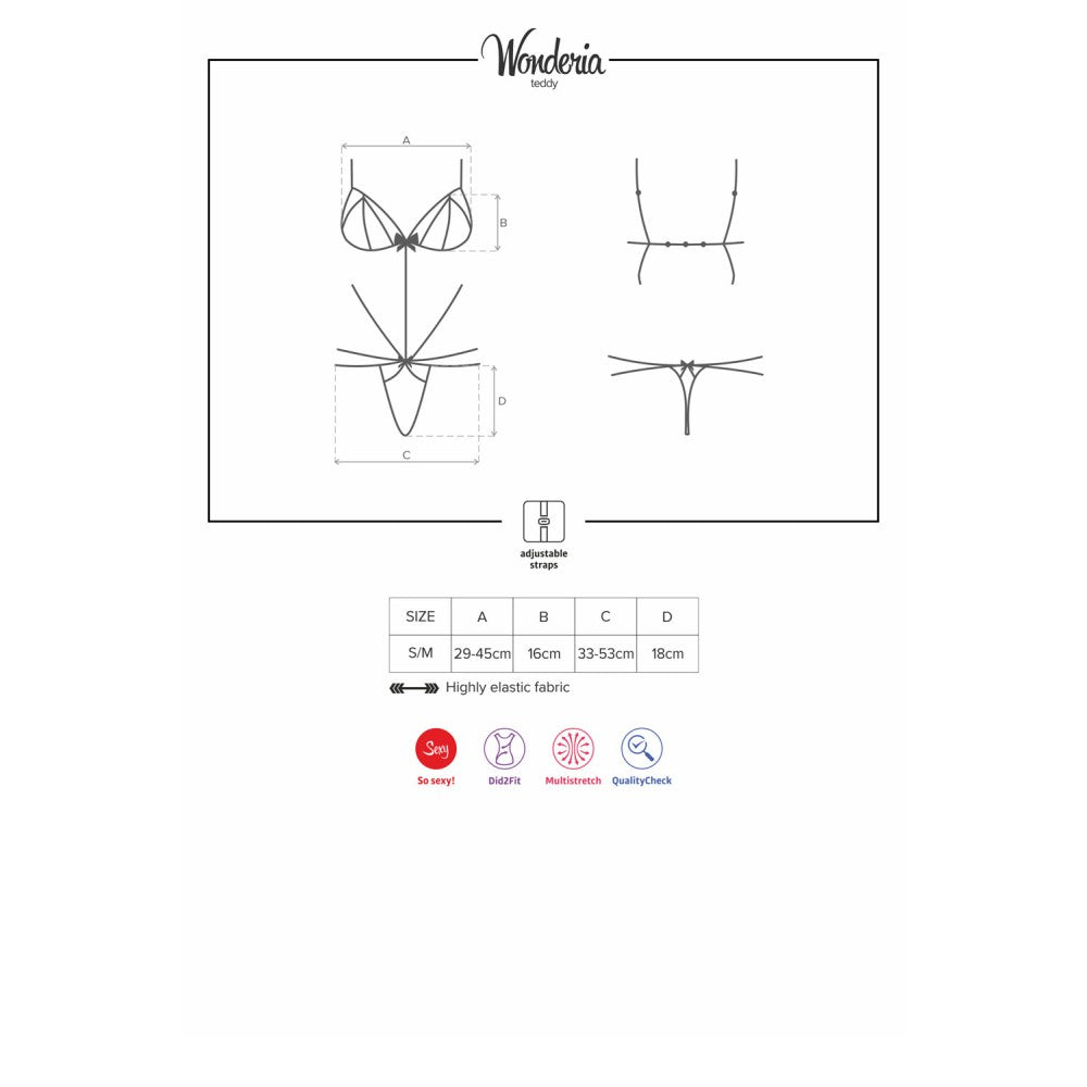 Obsessive Wonderia Seductive Bodysuit