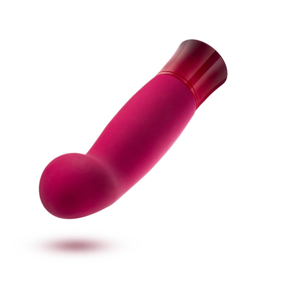 Oh My Gem Rechargeable Warming Vibrator with Red Crystal