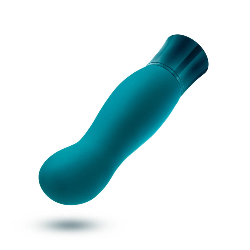 Oh My Gem Fierce Rechargeable Warming Vibrator with Blue Topaz Crystal