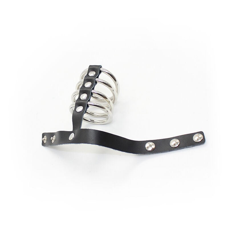 Ohmama! Metal Cock Rings with Ball Strap