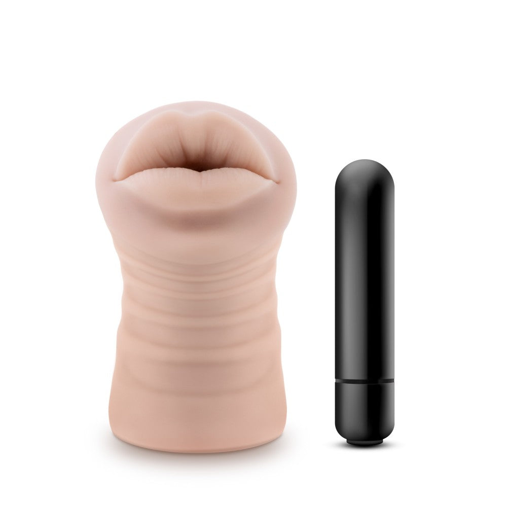 M For Men Angie Vibrating Mouth Masturbator