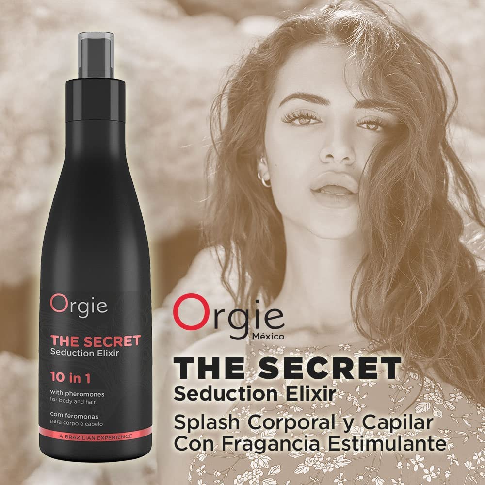 Orgie The Secret 10 in 1 Body & Hair Elixir with Pheromones 200 ml.