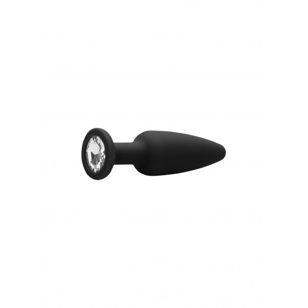 Ouch! Crystal Silicone Butt Plug