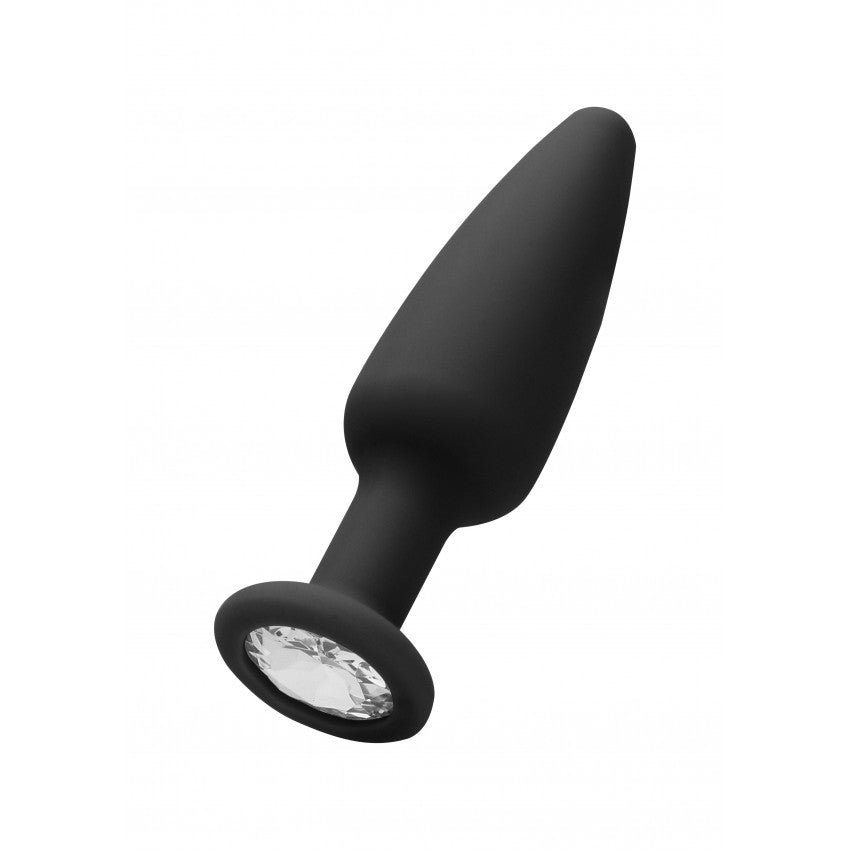 Ouch! Crystal Silicone Butt Plug