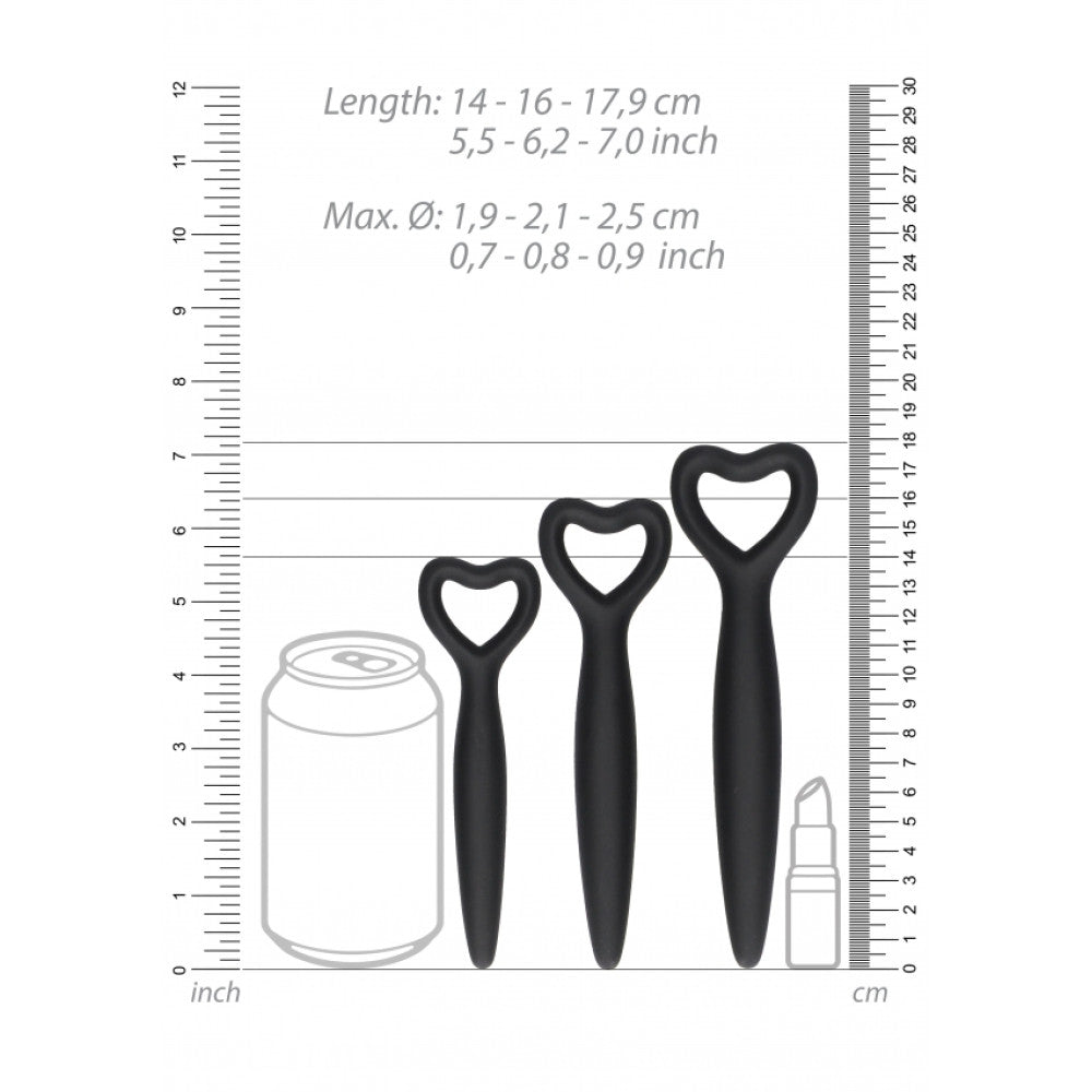 Ouch! Silicone Vaginal Dilator Set with Bullet Vibrator