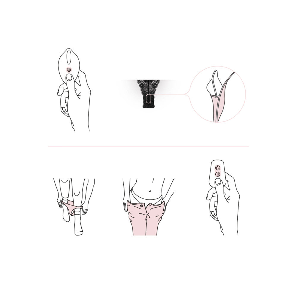 Pantyrebel Panties Vibrating Thong with Remote
