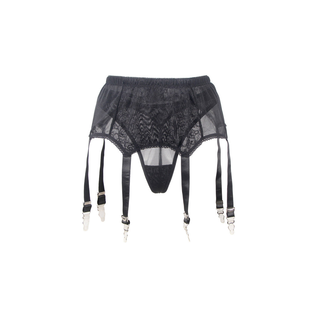 Paris Hollywood Garter Belt & Thong Set