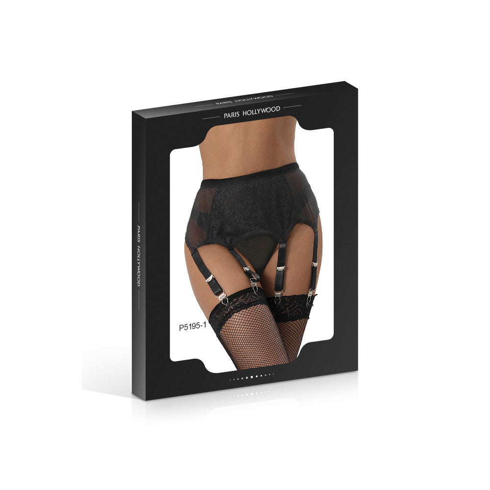 Paris Hollywood Garter Belt & Thong Set