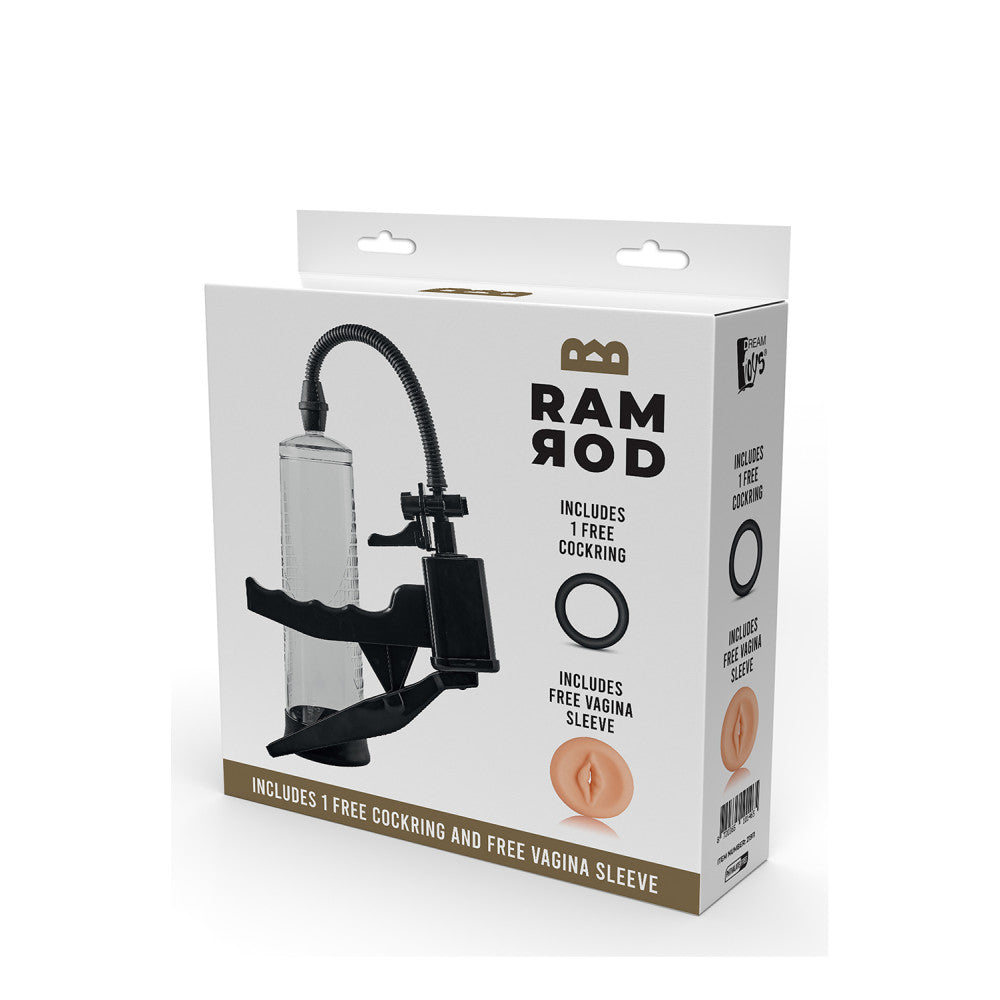 Penis Pump Ram Rod Pistol Pump Transparent