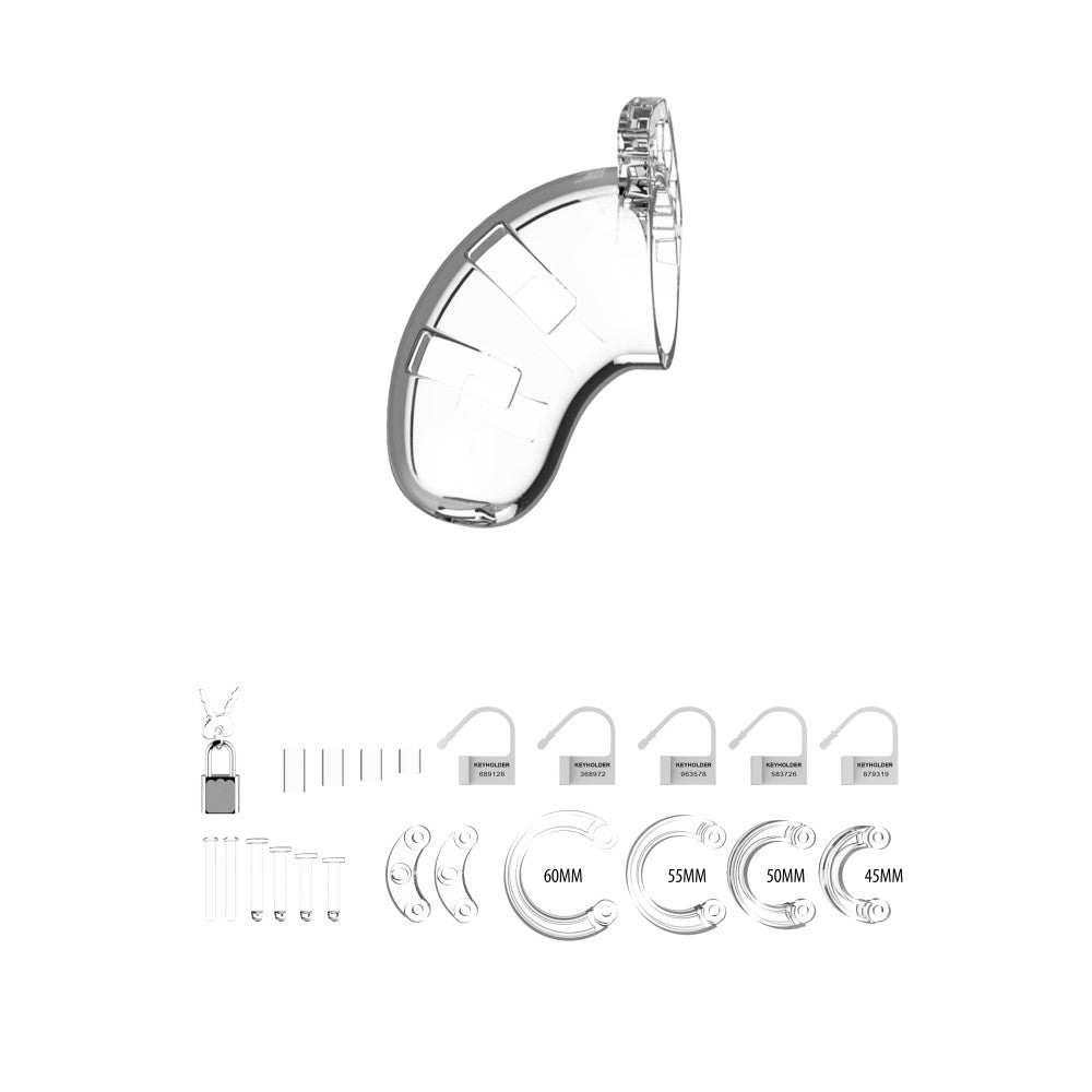 Penis cage Man cage model 13 - 2.5" transparent