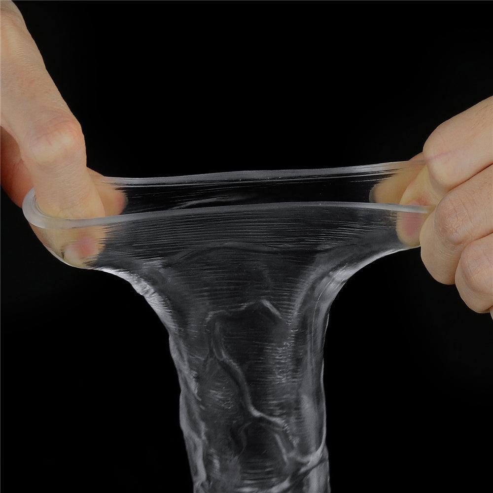 Flawless Clear Penis Extender Sleeve Add 2"