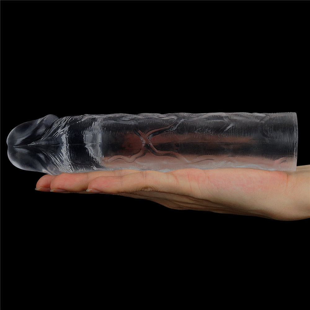 Flawless Clear Penis Extender Sleeve Add 2"