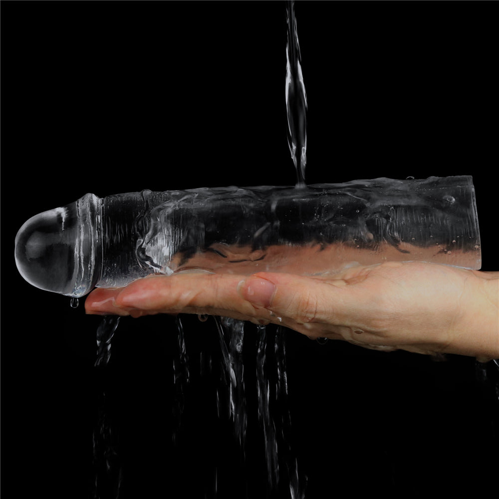 Flawless Clear Penis Extender Sleeve Add 2"