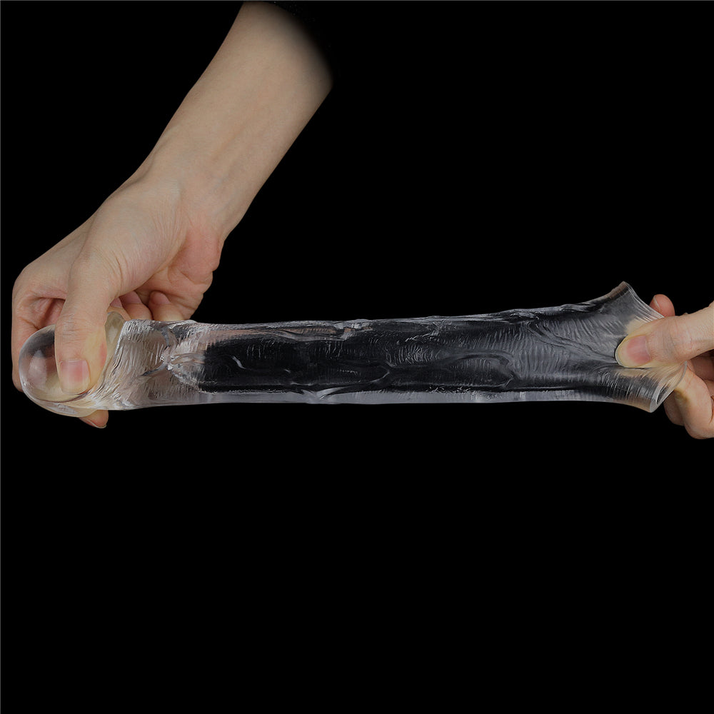 Flawless Clear Penis Extender Sleeve Add 2"