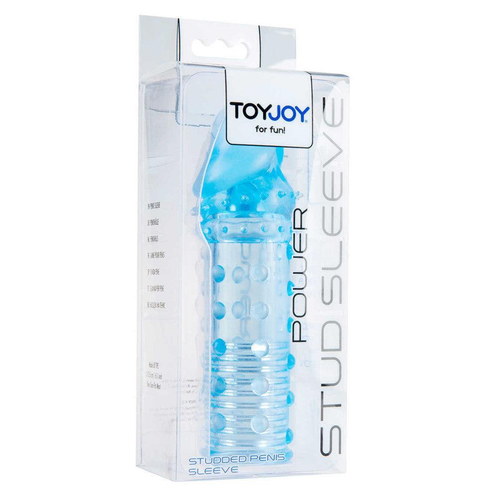 Penis extender and thickener Power Stud Sleeve blue