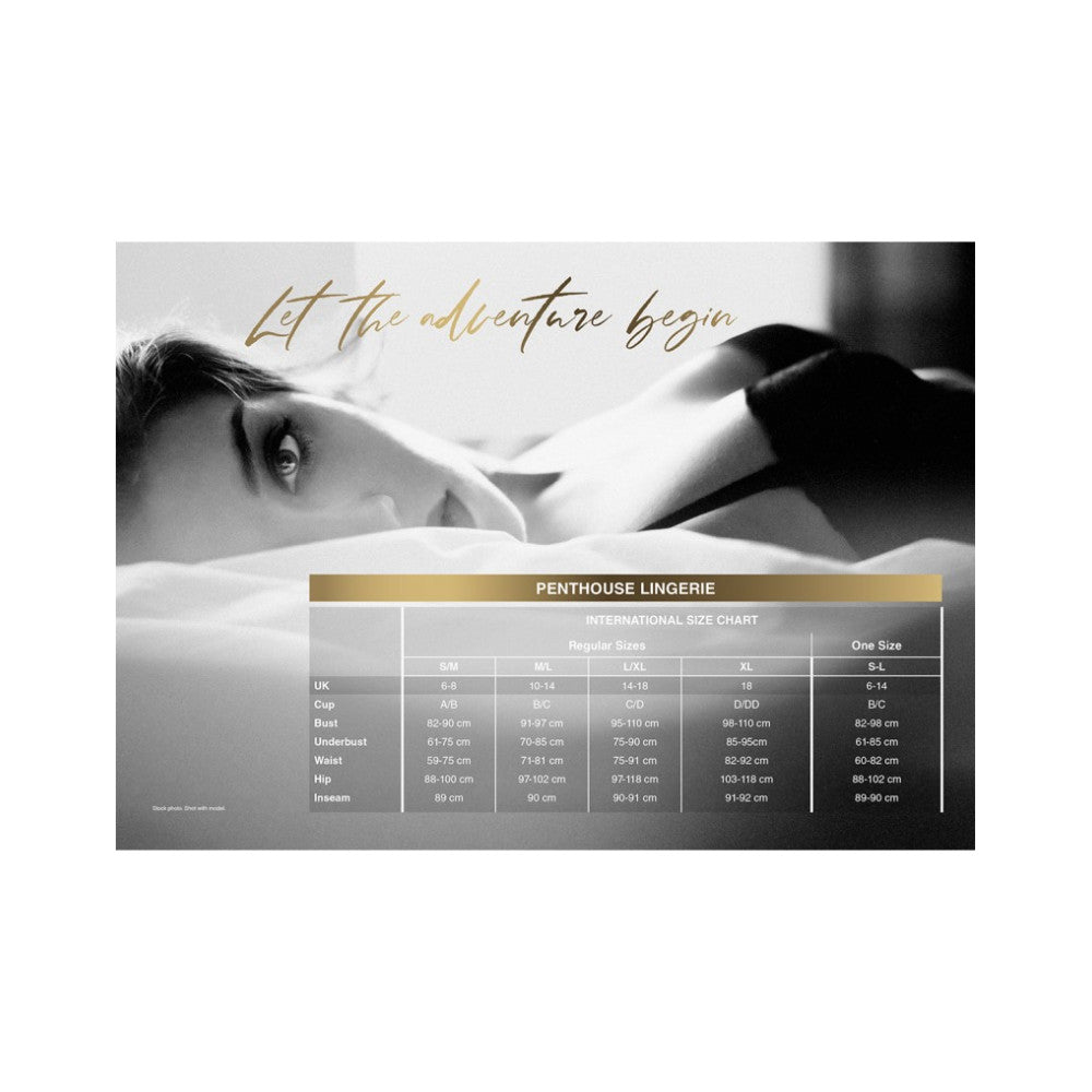 Penthouse Hypnotic Power Elegant 2-piece Kimono Lingerie Set