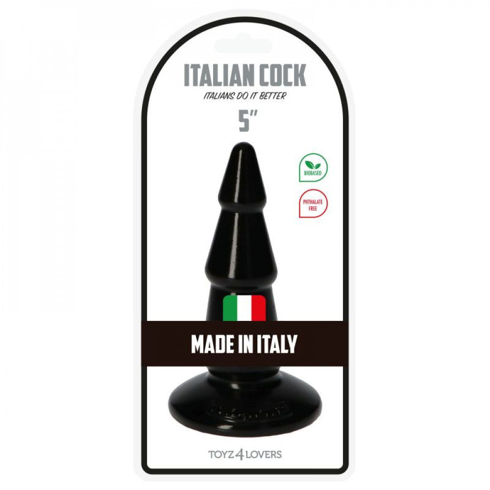 Pino Conical Butt Plug Black