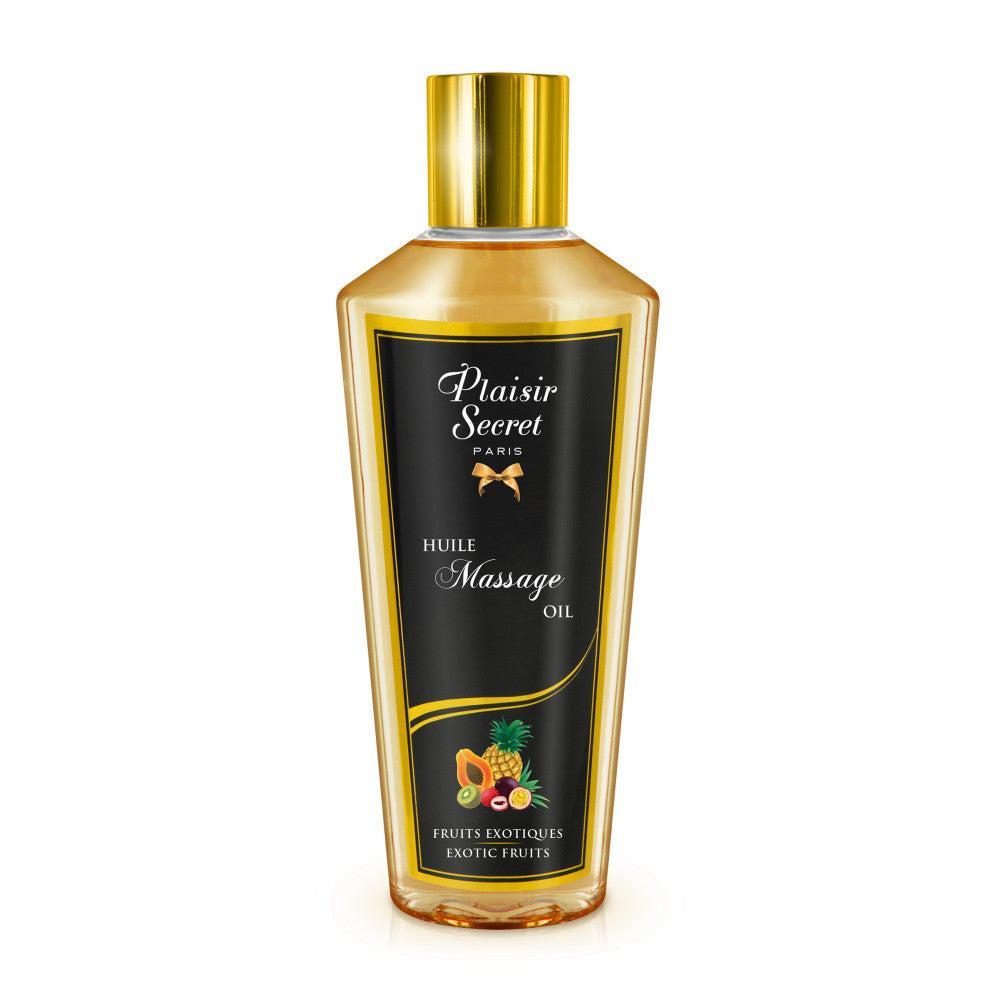 Plaisir Secret Dry Massage Oil with Exotic Fruits Aroma 250 ml.
