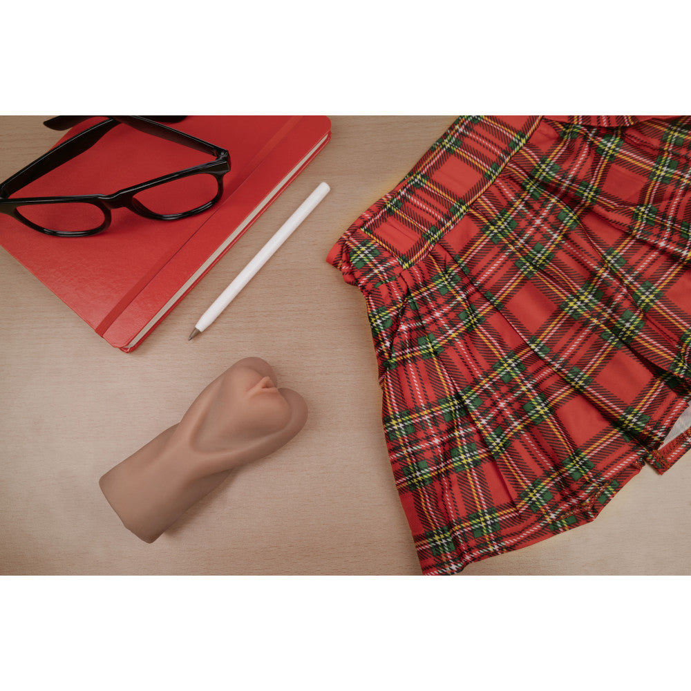 Play Solo Teacher Compact Realistic Vagina Masturbator