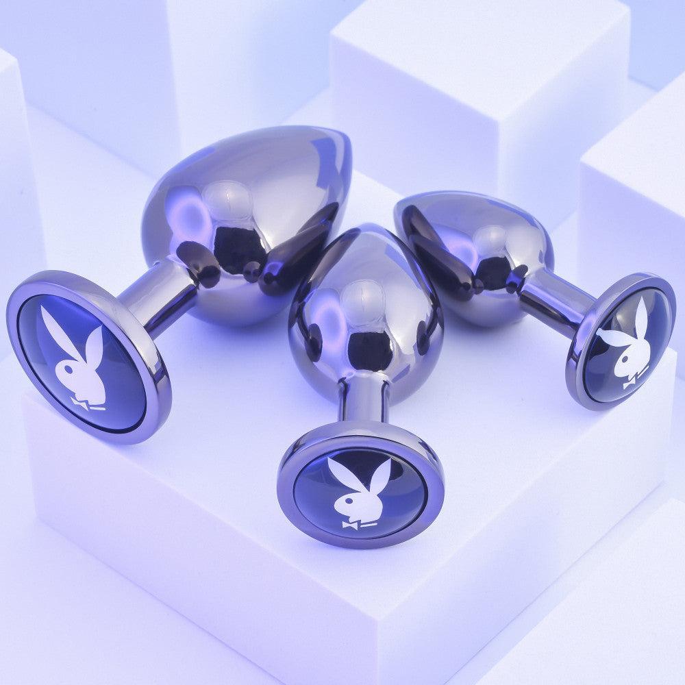 Playboy Pleasure Metal Butt Plug Set 3 Pcs.