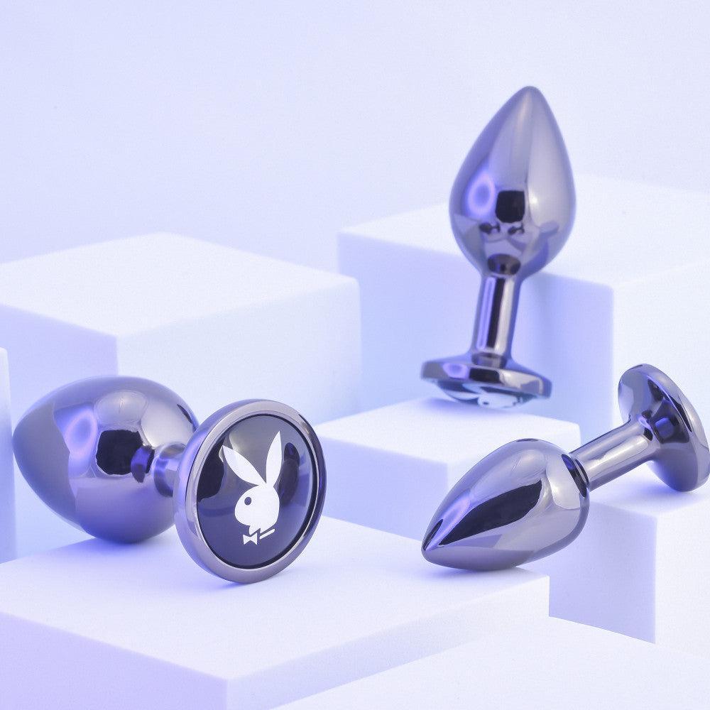 Playboy Pleasure Metal Butt Plug Set 3 Pcs.