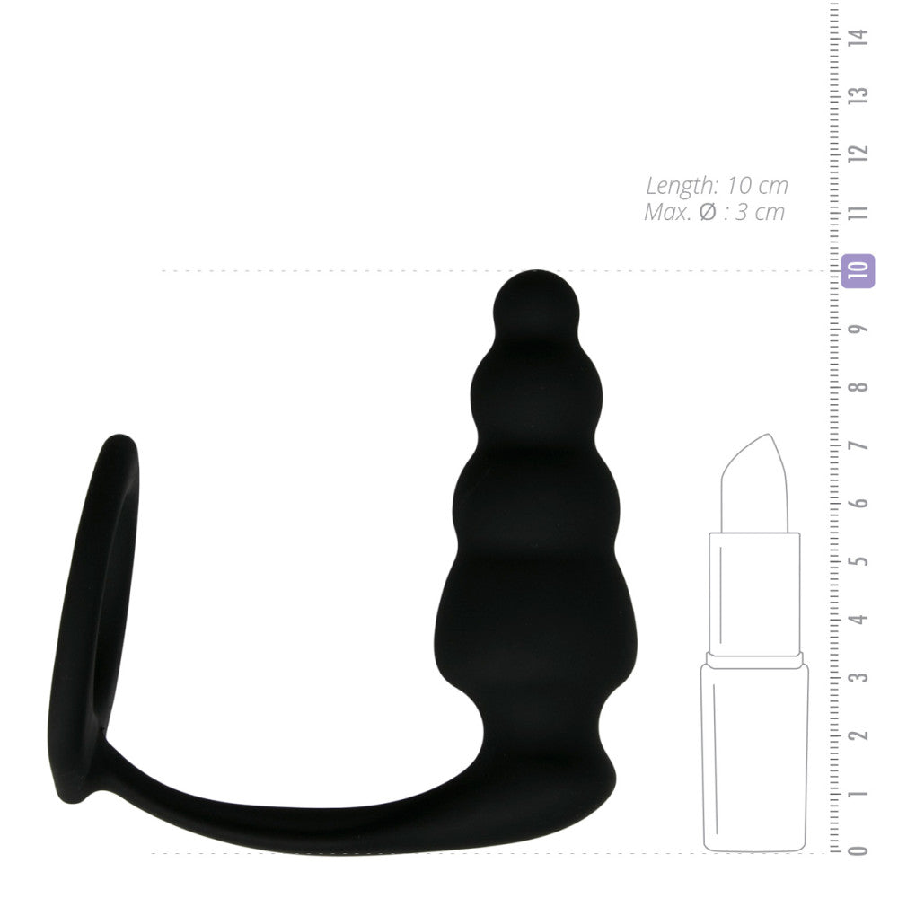 Pleasing Plug Anal Stimulator with Cock Ring