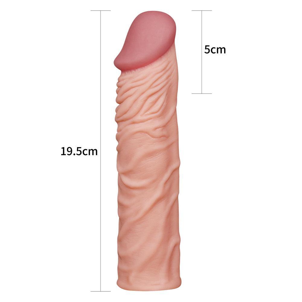 Pleasure Extender 3 Cyber Leather Realistic Penis Extender
